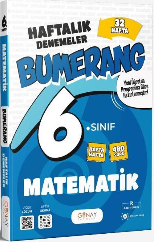 6. Sınıf Matematik 32 Haftalık Deneme Bumerang Serisi 2026