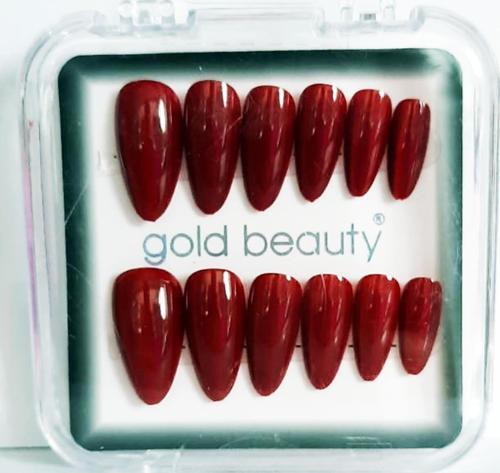Beauty Kedi Gözü Takma Tırnak 12 li EP-1527 - 1 Kırmızı