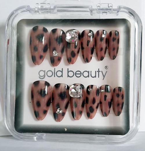 Beauty Kedi Gözü Takma Tırnak 12 li EP-1527 - 9 Leopar