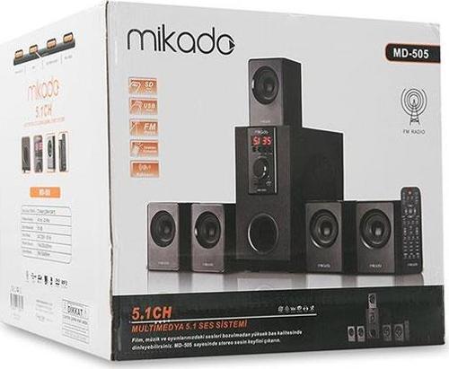 Md-505 5+1 Usb+Sd+Fm Destekli Bluetooth Speaker
