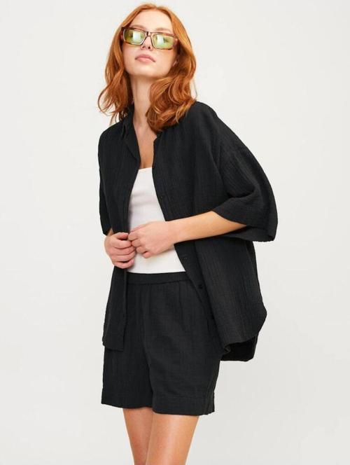 Gömlek - Siyah Muslın