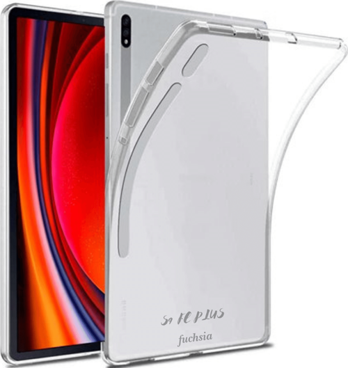 Galaxy Tab S9 FE Plus 12,4 inç Uyumlu Silikon Yumuşak Darbeye Dayanıklı Şeffaf Antişok Kılıf