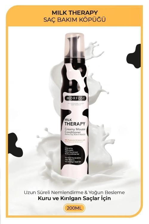 Milk Therapy Kremsi Saç Bakım Köpük 200 ML - Besleyici Koruyucu - mrfs