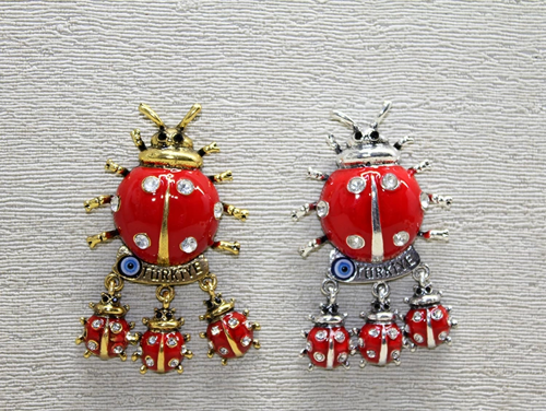 Swaroski Uğur Böceği Magnet Alk3856