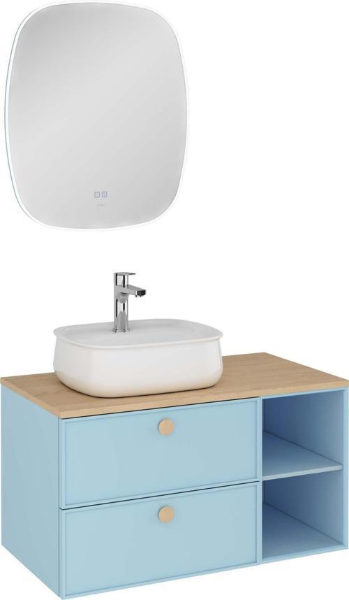 İSVEA MONDO BANYO DOLABI VE BOY DOLABI MAVİ