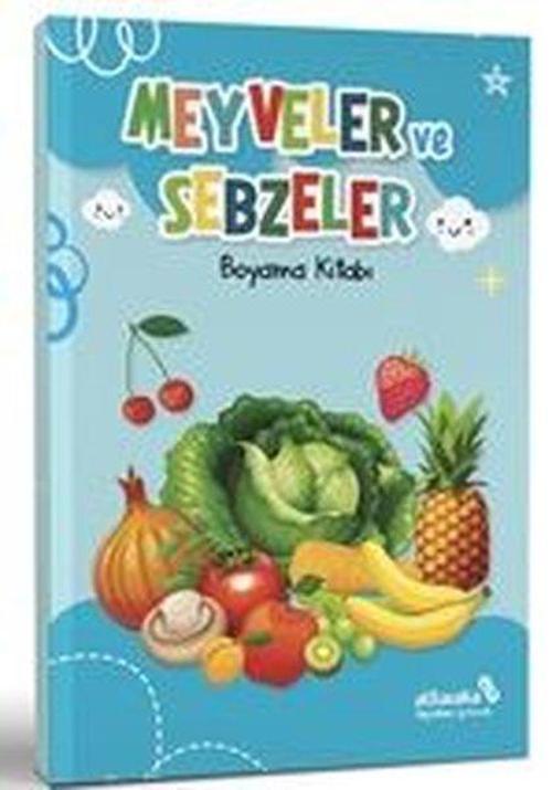 Meyveler ve Sebzeler - Boyama Kitabı