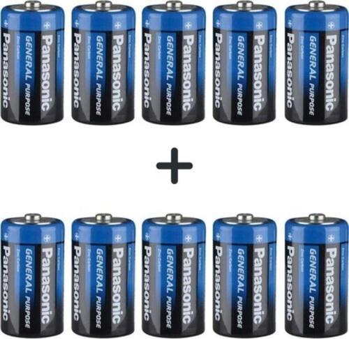 Panasonıc 10'lu Özel D Büyük Boy Pil Paketi 10 D
