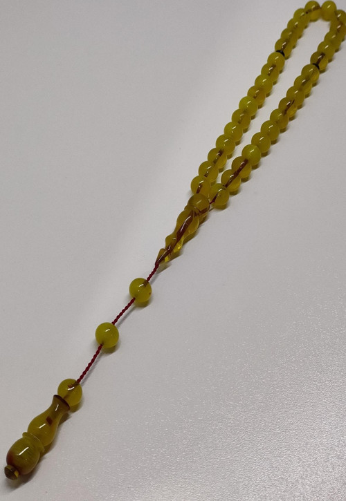 Kehribar Tesbik Sıkma Ateş Kehribarı
