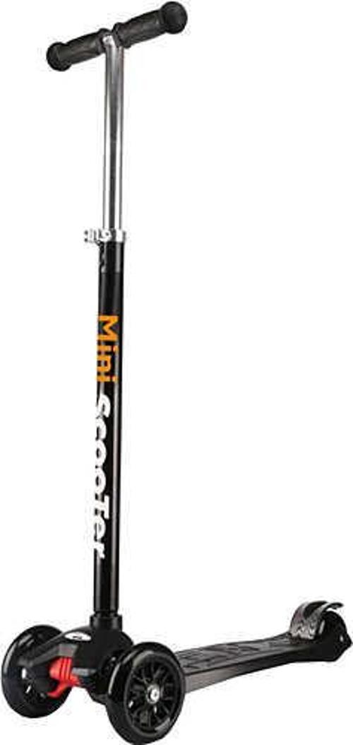 Mini Led Işıklı 3 Teker Scooter -Siyah-New