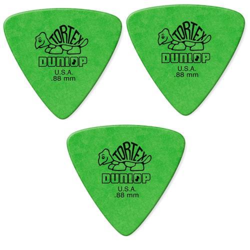 Jim Dunlop 431P.88 Tortex 3 Adet Üçgen Gitar Pena (0.88 mm) triangle