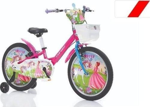 LOVELY KIZ ÇOCUK BİSİKLETİ V 16 JANT KIRMIZI BEYAZ
