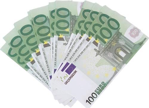 Düğün Parası Sahte Para 200 Adet Şaka Oyun Parası 100 Euro