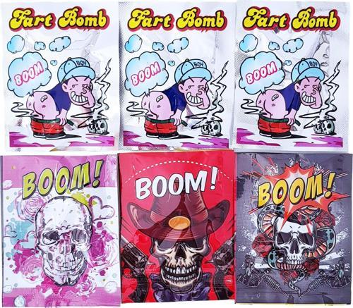 Osuruk Ve Ses Bombası 3+3 Şaka Seti Kötü Koku Bombası Sık Patlat Komik Şaka Malzemeleri