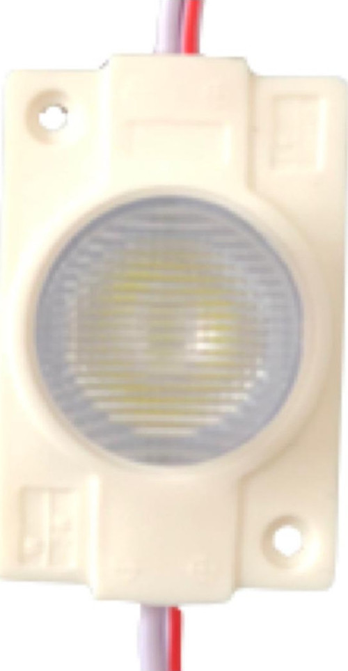 Led Modül Lamba 12V Tekli Yuvarlak Mercekli Beyaz