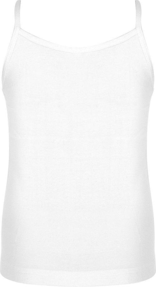 İç Giyim Beyaz Ribana Ip Askılı Kız Çocuk Atlet 4055