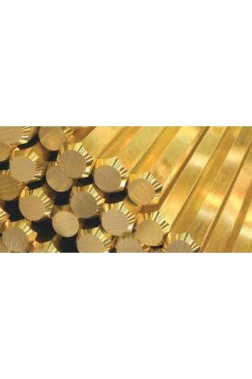 Pirinç Çubuk Altıköşe 12 Mm 1 Mt