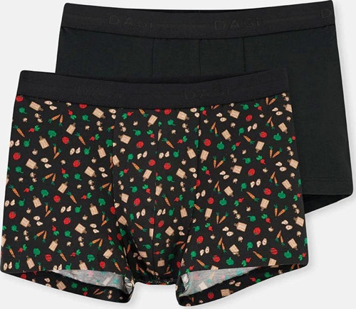 2Li Düz Ve Desenli Micro Modal Boxer