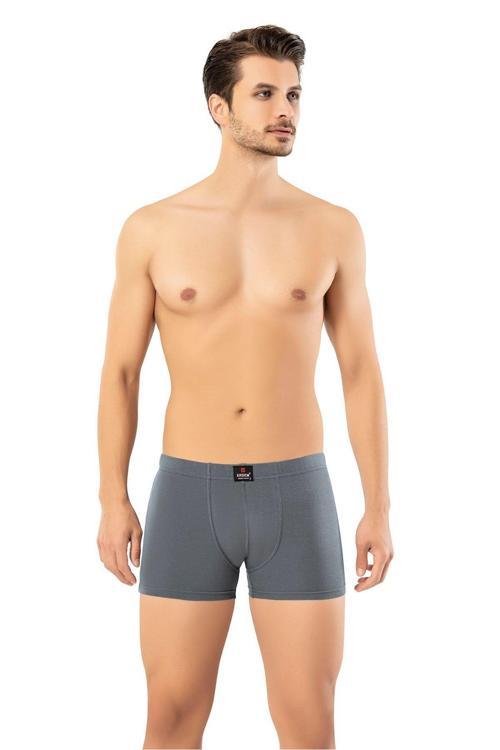 Füme Kısa Görünümlü Slim Fit Boxer 1420