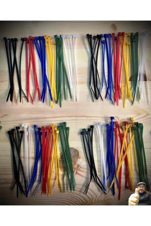 Renkli Plastikkelepçe ,Cırt,Kablo Bağı * Yeşil*Mavi*Sarı*Kırmızı*Siyah* Beyaz 6 Renk Toplamı 30 Adet