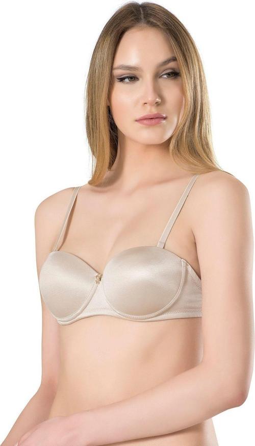 Basic Sırtı Şeffaf Dolu Cup Destekli Sütyen 3020