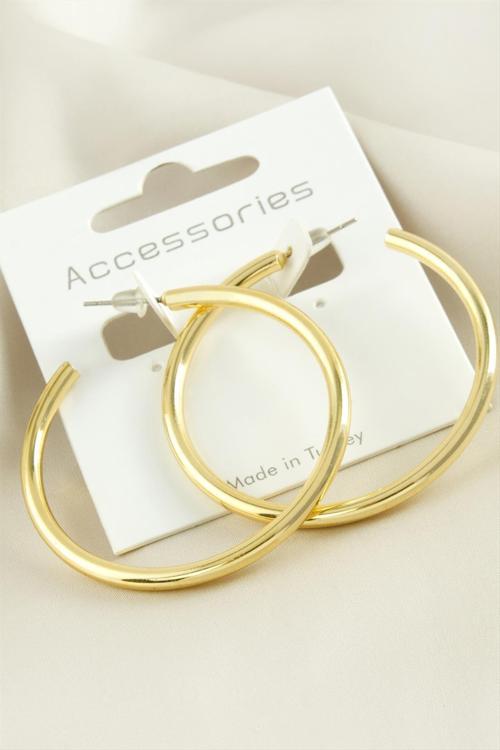 Boru Halka Küpe 4,5 Cm