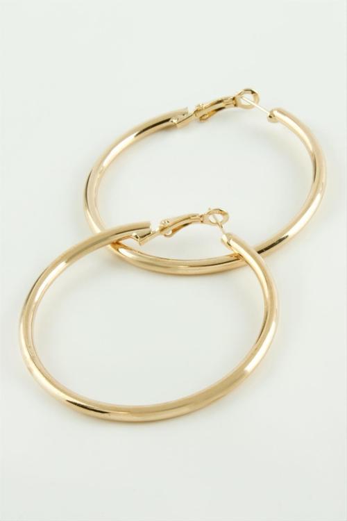 Metal Halka Küpe 3 Cm