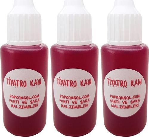 Şaka Kanı Tiyatro Kanı Dracula Yapay Kan 3 Adet