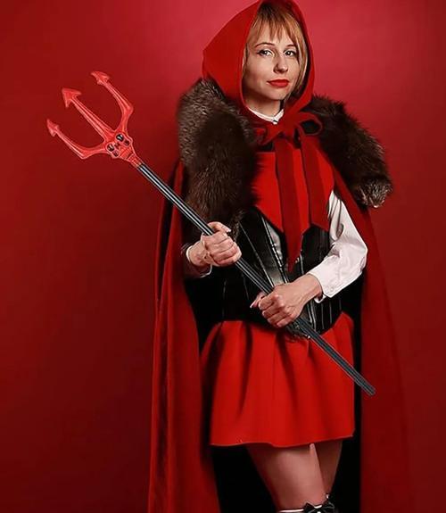 Hallowen Plastik Şeytan Çatalı Cadılar Bayramı Şeytan Asası Kostüm Aksesuarı 105 CM