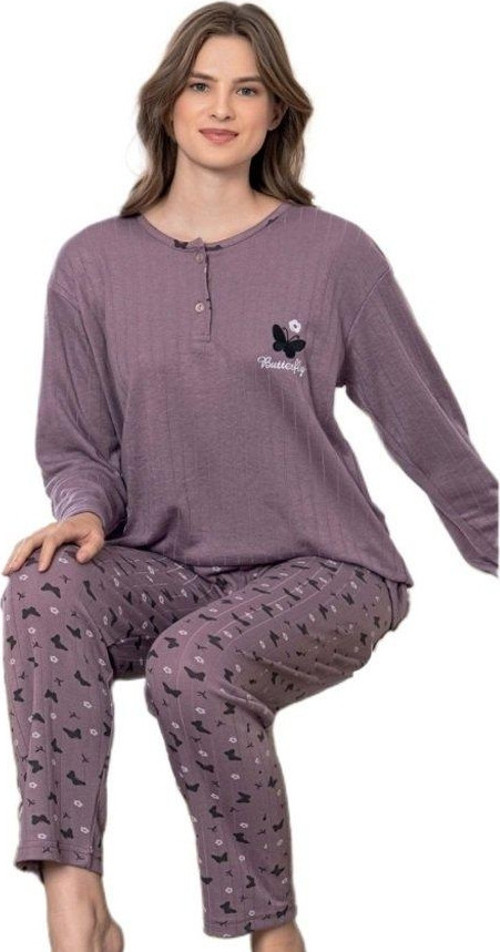 Fiorenza Dream Kışlık Kadın Pijama Takımı Yumuşak ve Rahat Ev Giyim M/2XL