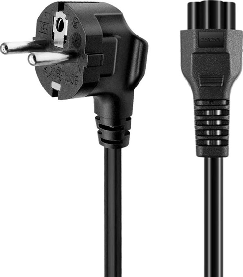 Hometech Notebook Adaptör Güç Kablosu 1.2 Mt Yonca Power Kablo Laptop Bilgisayar Kablosu