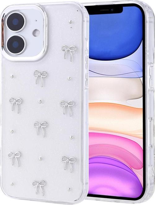 İphone 11 Kılıf Airbag Tasarımlı Simli Şeffaf Zore Kutup Kapak - Fiyonk