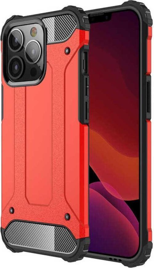 İphone 13 Pro Uyumlu Zore Crash Silikon Kılıf-Kırmızı