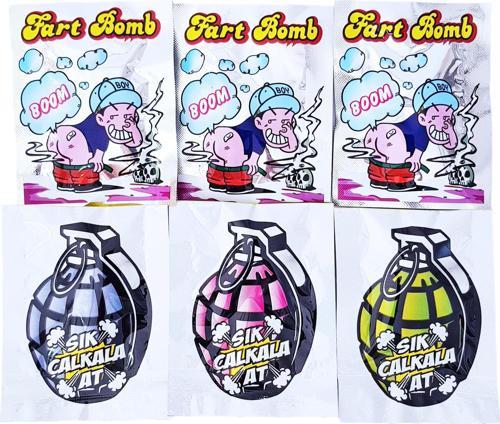 Kötü Koku Ve Ses Bombası Kokulu Komik Şaka Malzemeleri Set