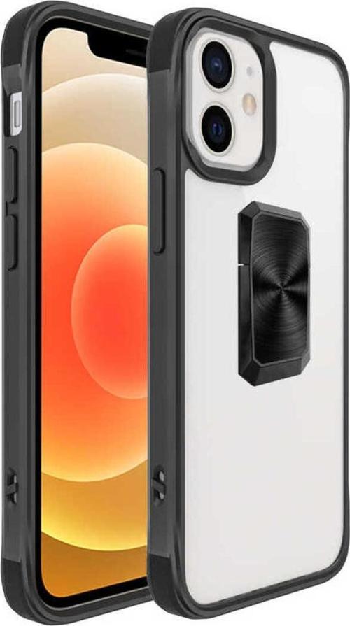 İphone 12 Uyumlu Zore V-Bax Kılıf-Siyah