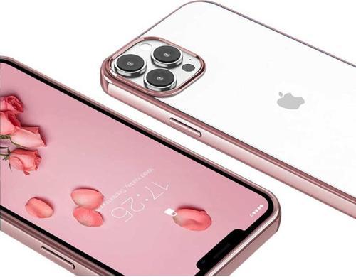 İphone 13 Pro Max Uyumlu Zore Pixel Kılıf-Pembe