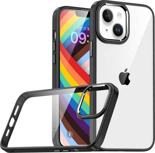 İphone 14 Plus Uyumlu Zore Flora Kılıf-Siyah