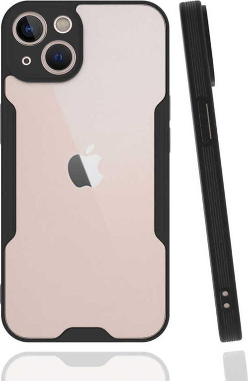 İphone 14 Plus Uyumlu Zore Parfe Kılıf-Siyah