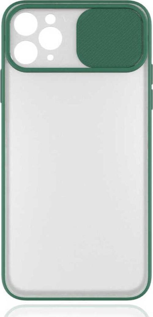 İphone 11 Pro Max Uyumlu Zore Lnsm-İ Kılıf-Koyu Yeşil