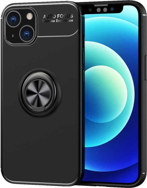 İphone 14 Plus Uyumlu Zore Ravel Silikon Kılıf-Siyah