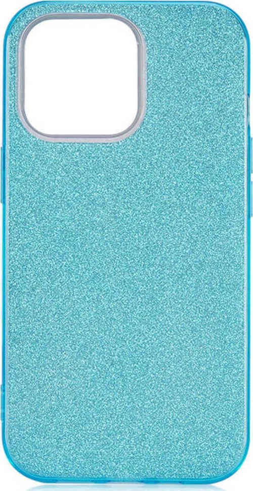 İphone 13 Pro Max Uyumlu Zore Shining Silikon-Mavi