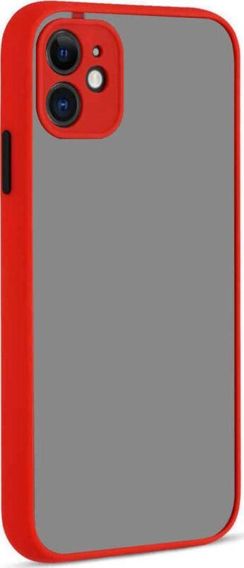 İphone 12 Uyumlu Zore Hux Kılıf-Kırmızı