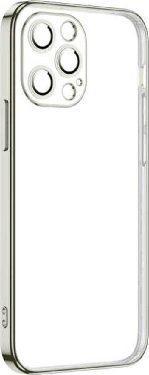 İphone 12 Pro Uyumlu Zore Krep Kılıf-Gümüş