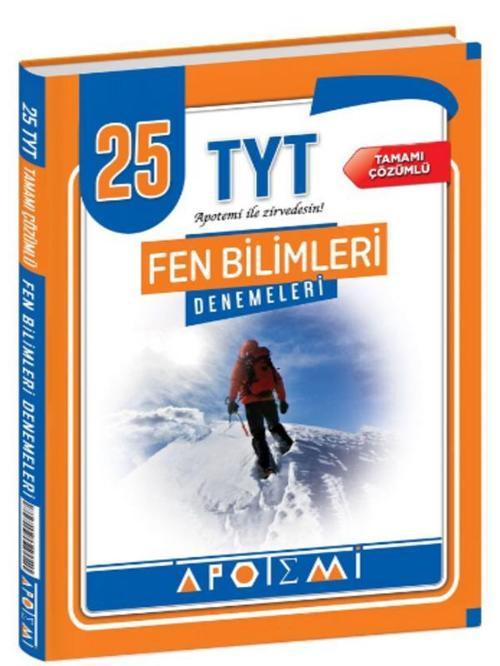 Apotemi Yayınları TYT Fen Bilimleri 25 li Denemeleri