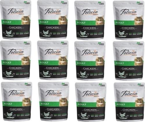 Pouch Tahılsız Tavuklu Kedi Maması 85 Gr X 12 Adet Ty