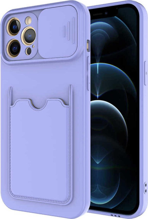 İphone 12 Pro Max Uyumlu Kartix Kılıf-Lila