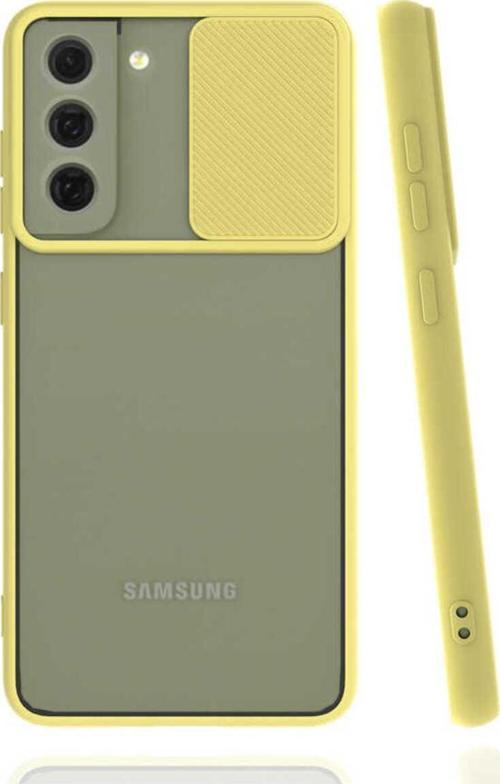 Galaxy S22 Plus Uyumlu Lnsm-İ Kılıf-Sarı