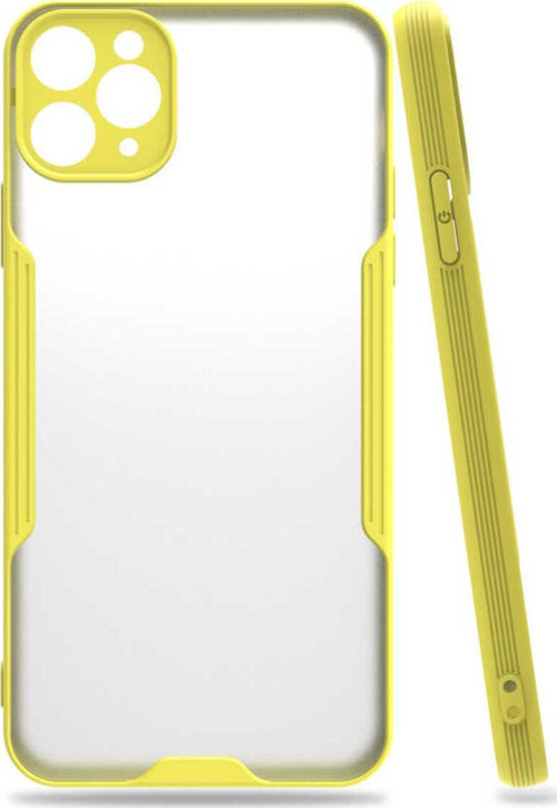 İphone 11 Pro Max Uyumlu Zore Parfe Kılıf-Sarı