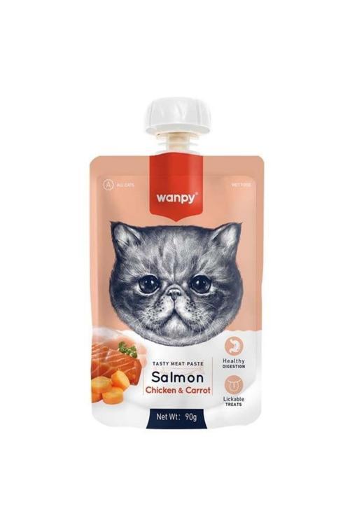 Kedi Et Ezmesi 2 Lezzet 4Lü Mix Paket 4X90Gr (Somon,Tavuk-Havuç,Tavuk)