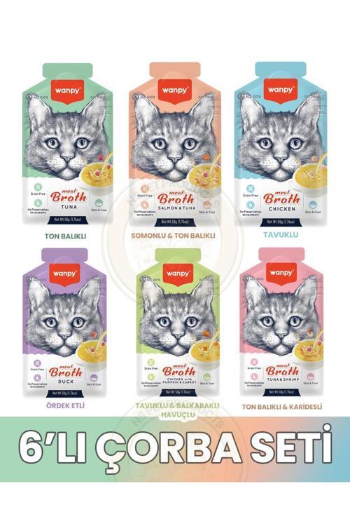 Kediler İçin Çorba Seti Mix 6X50Gr