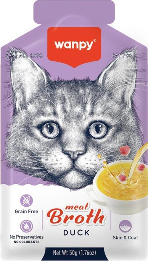 Kediler İçin Ördek Eti Çorbası 50G X 5Adet